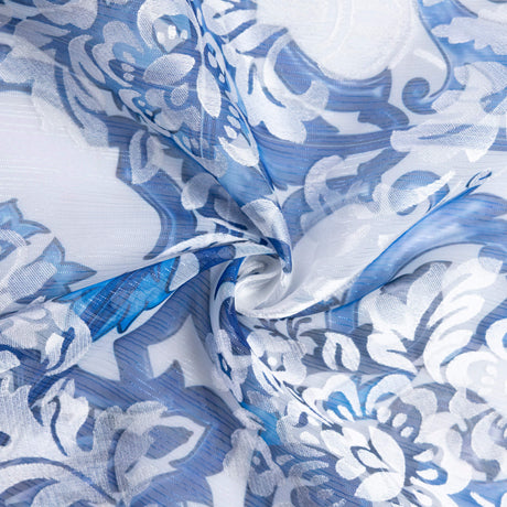 Mousseline rongeante – Bleu glacier