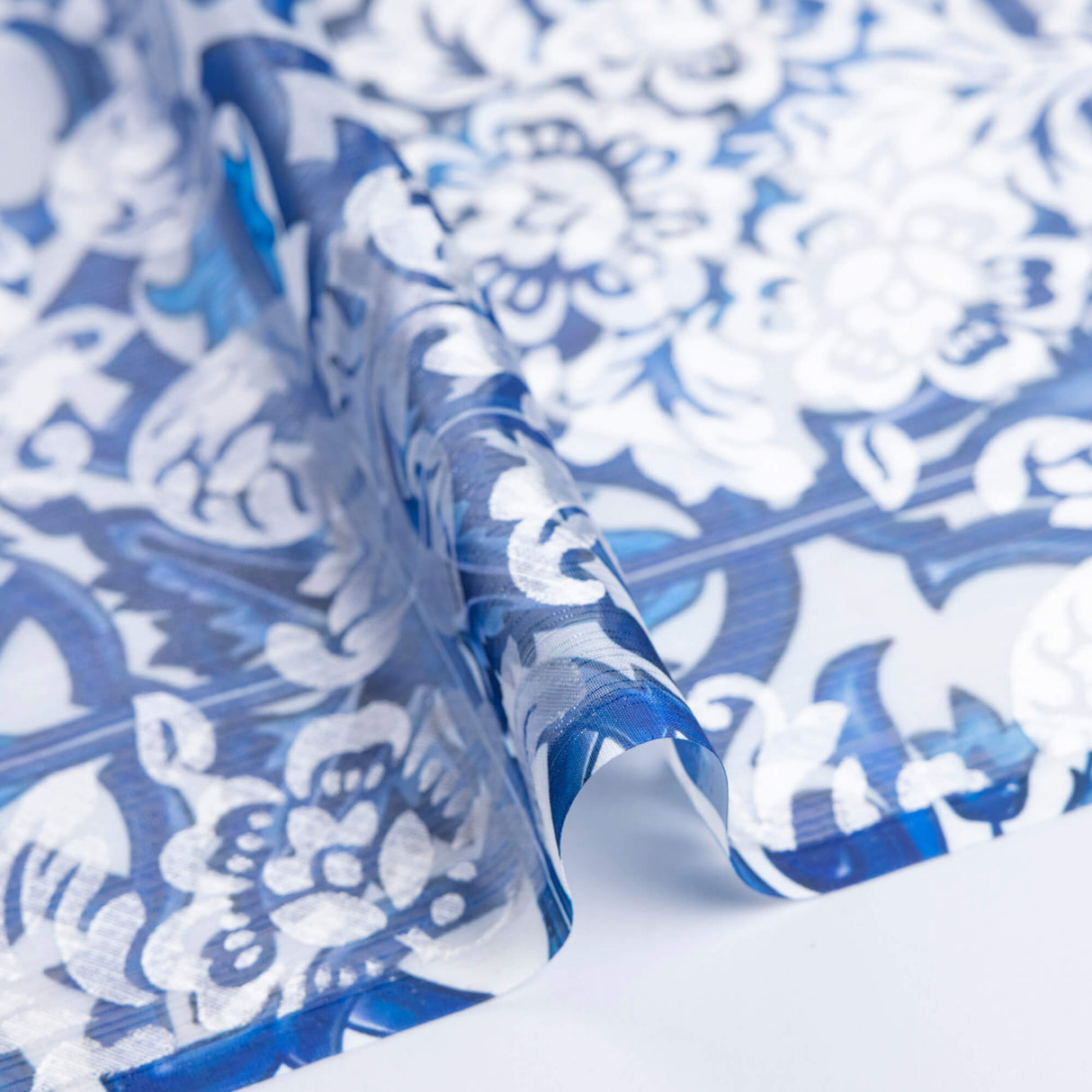 Mousseline rongeante – Bleu glacier
