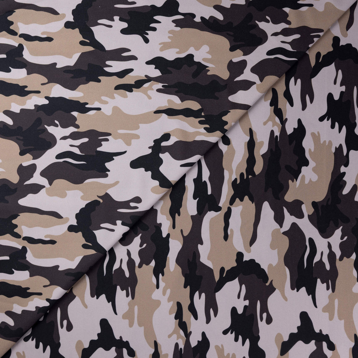 Tissu jersey maillot de bain - Camouflage sable