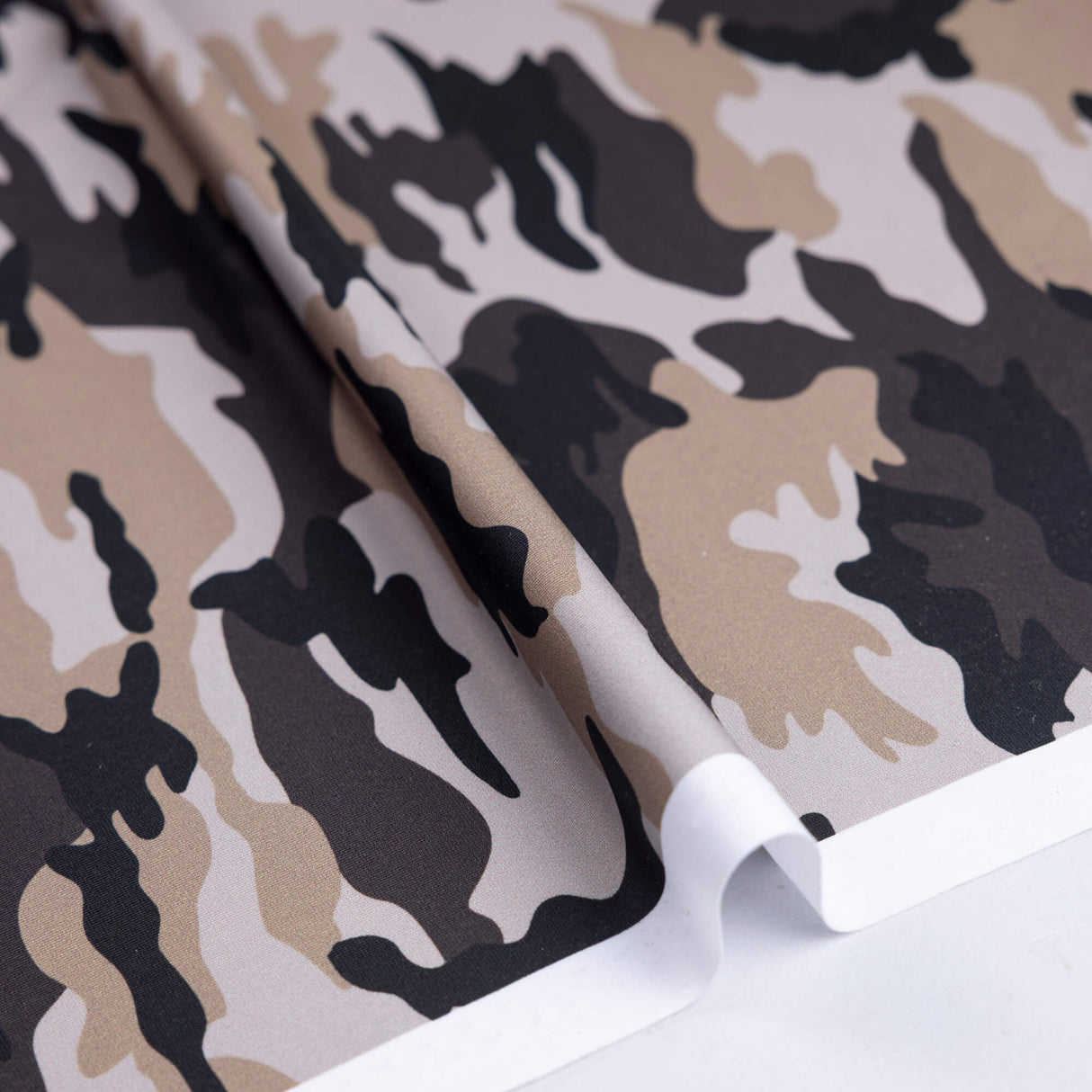 Tissu jersey maillot de bain - Camouflage sable