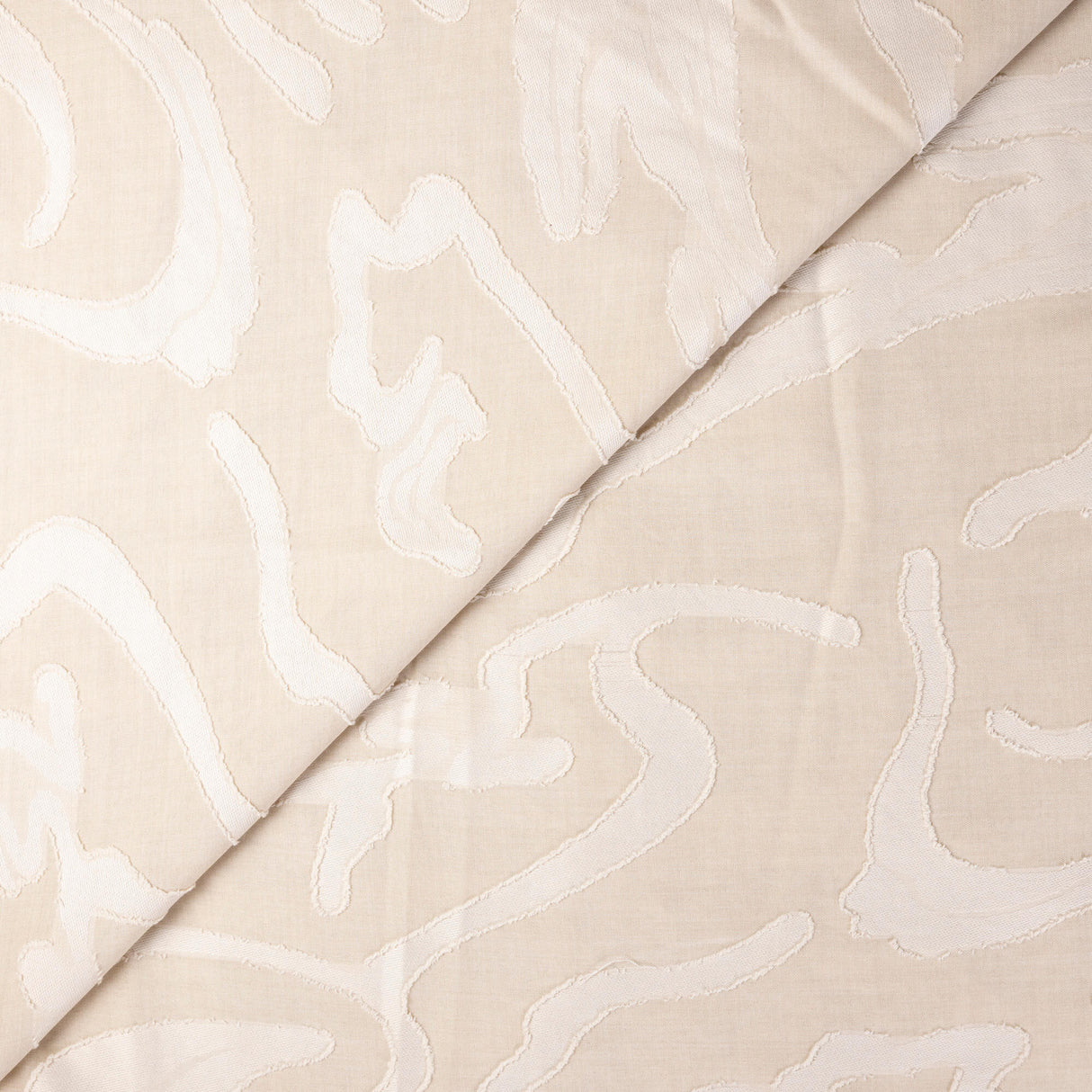 Jacquard 3D - Abstrait écru