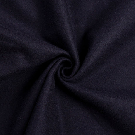 Drap de laine - Double face aubergine &amp; marine