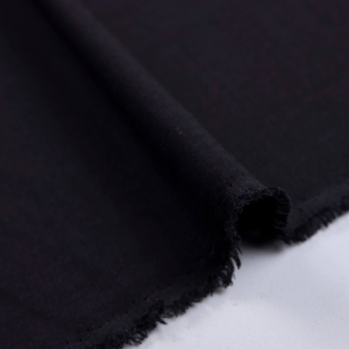 Tissu tailleur sergé - Noir