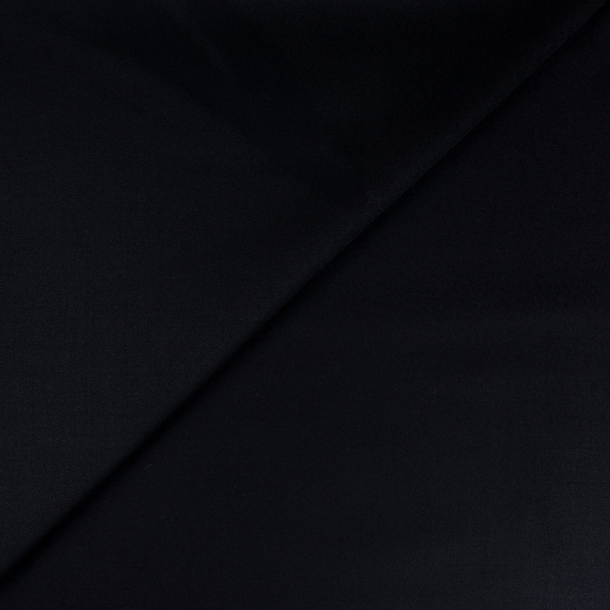 Tissu tailleur sergé 100% laine - Noir