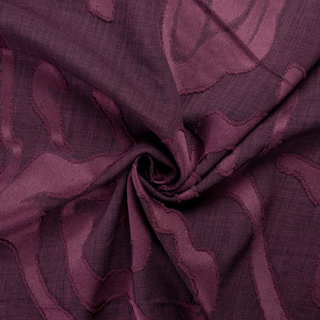 Jacquard 3D - Abstrait prune