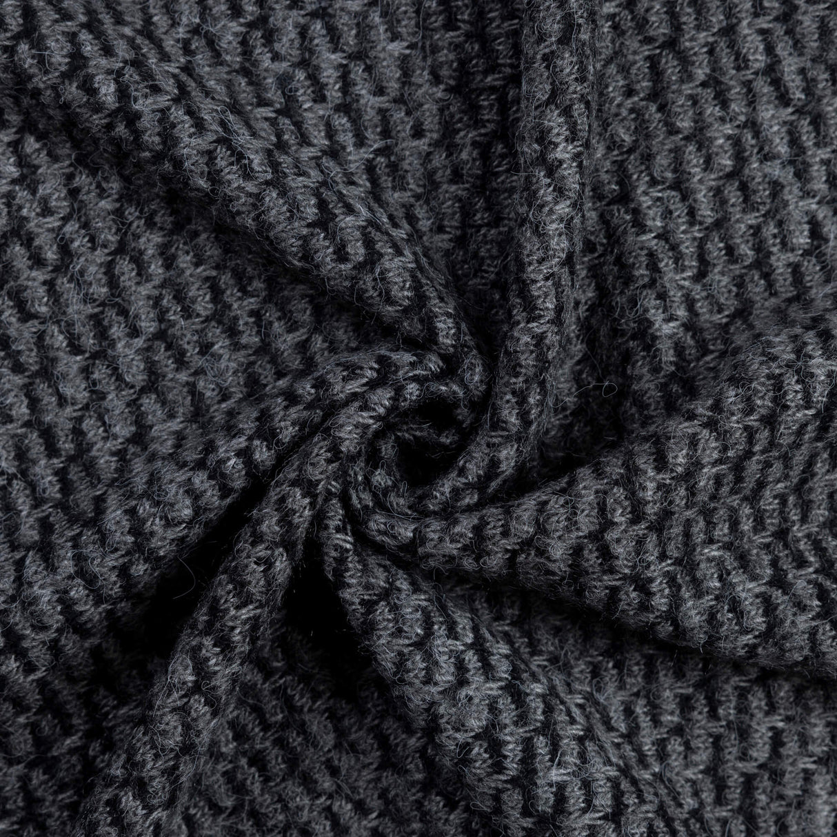 Maille tricot - Gris anthracite chiné