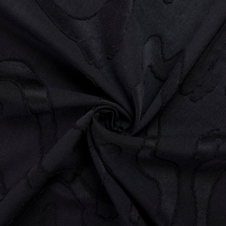 Jacquard 3D - Abstrait noir