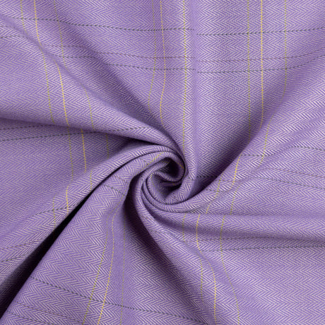 Tissu tailleur clan à chevron - Violet à carreaux ocre