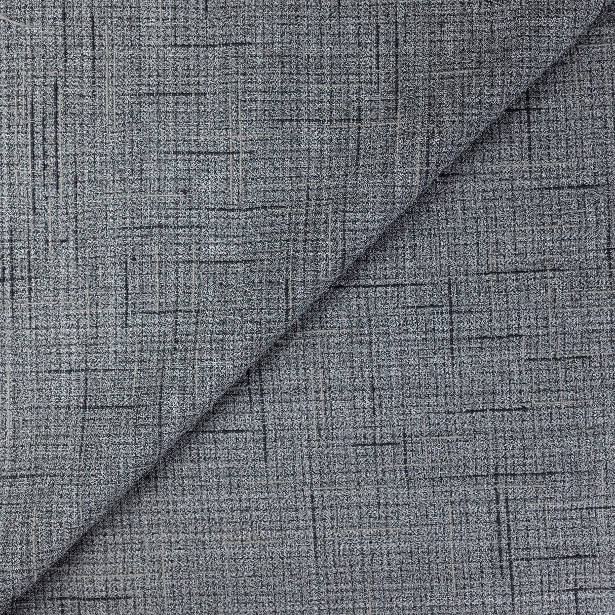 Tweed - Gris chiné graphique