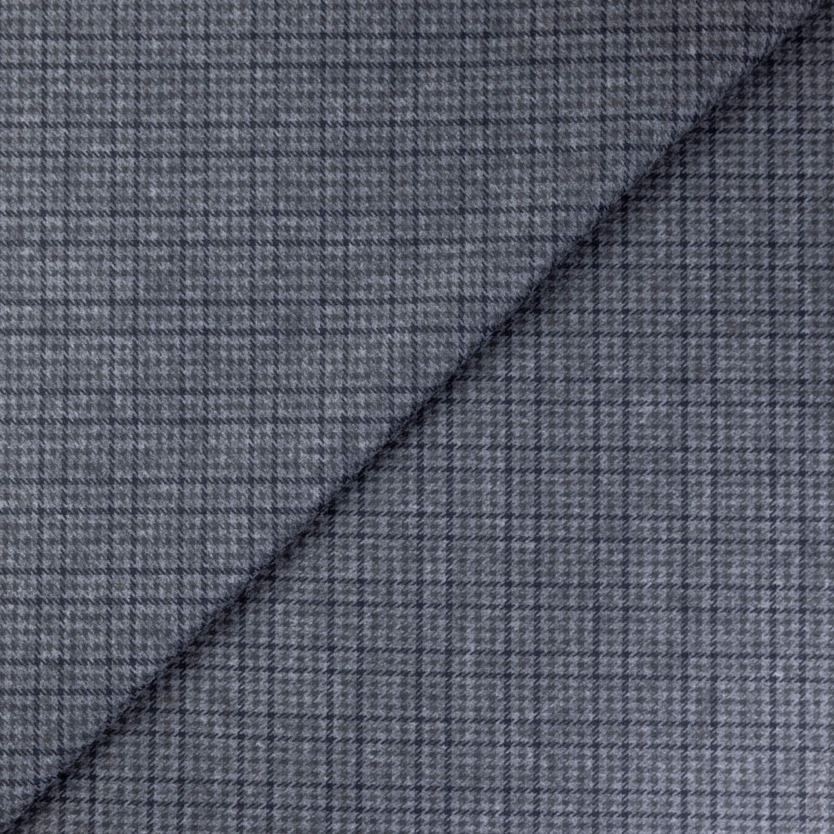 Maille Milano émerisée - Prince-de-Galles gris