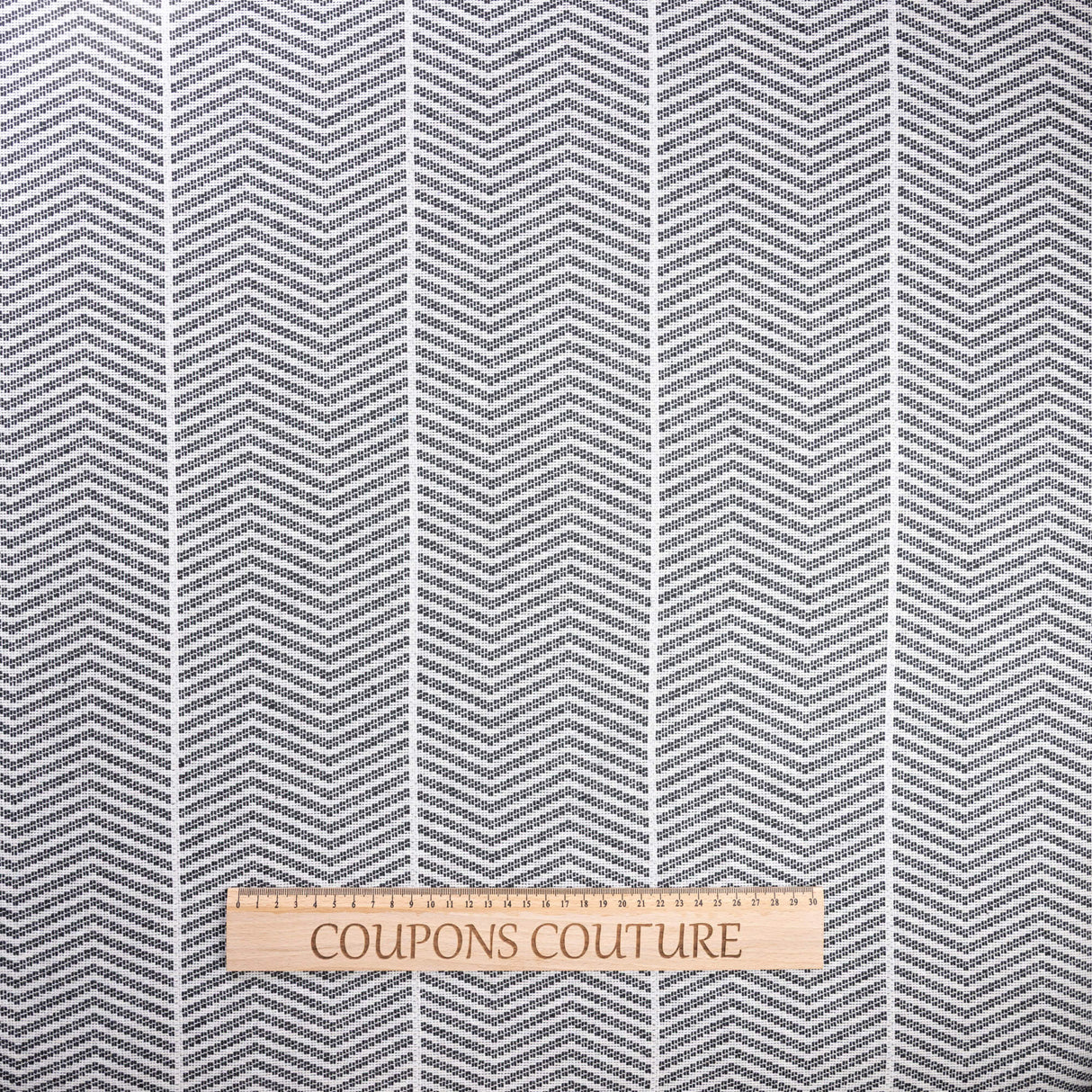 Jacquard - Chevron noir