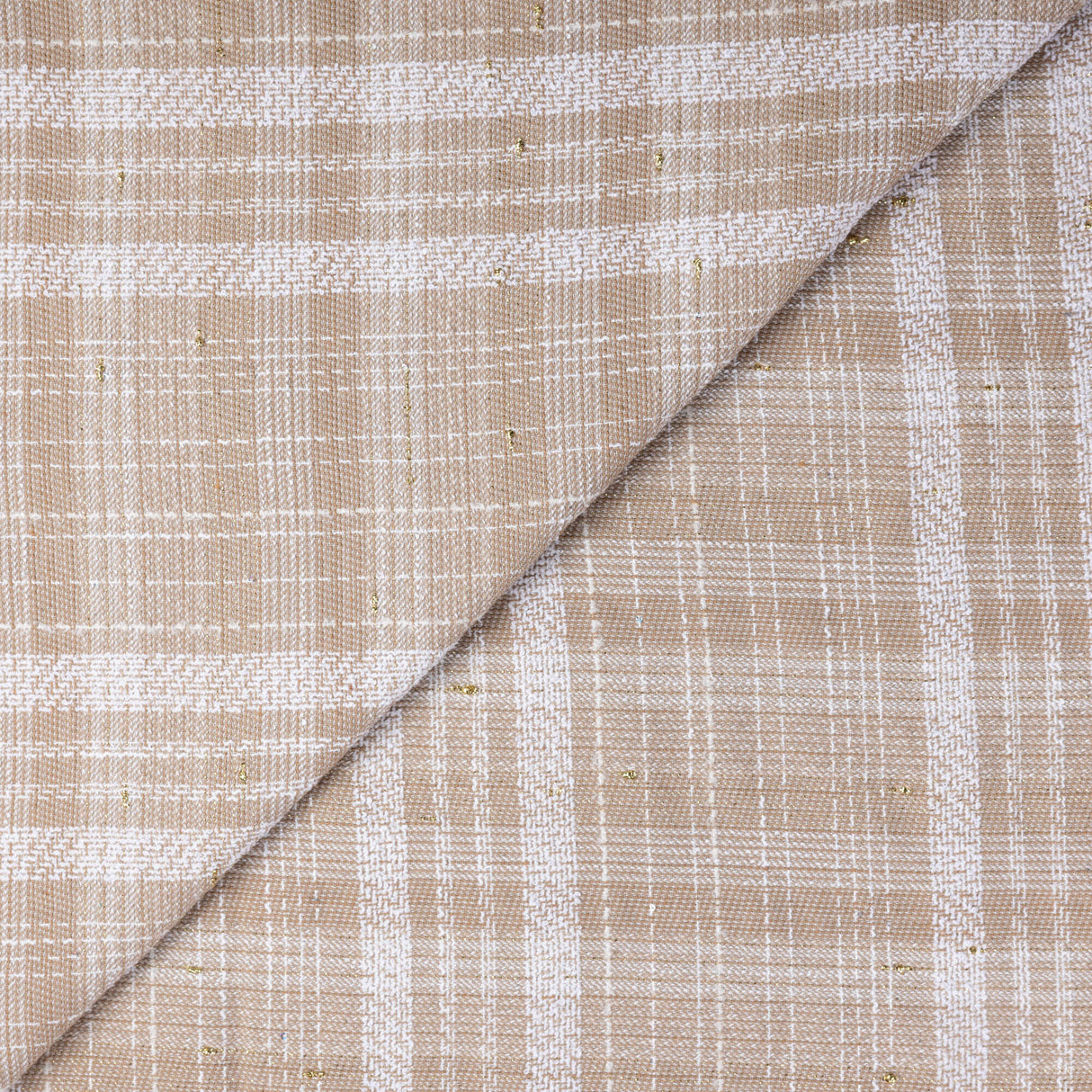 Tweed - Beige à carreaux