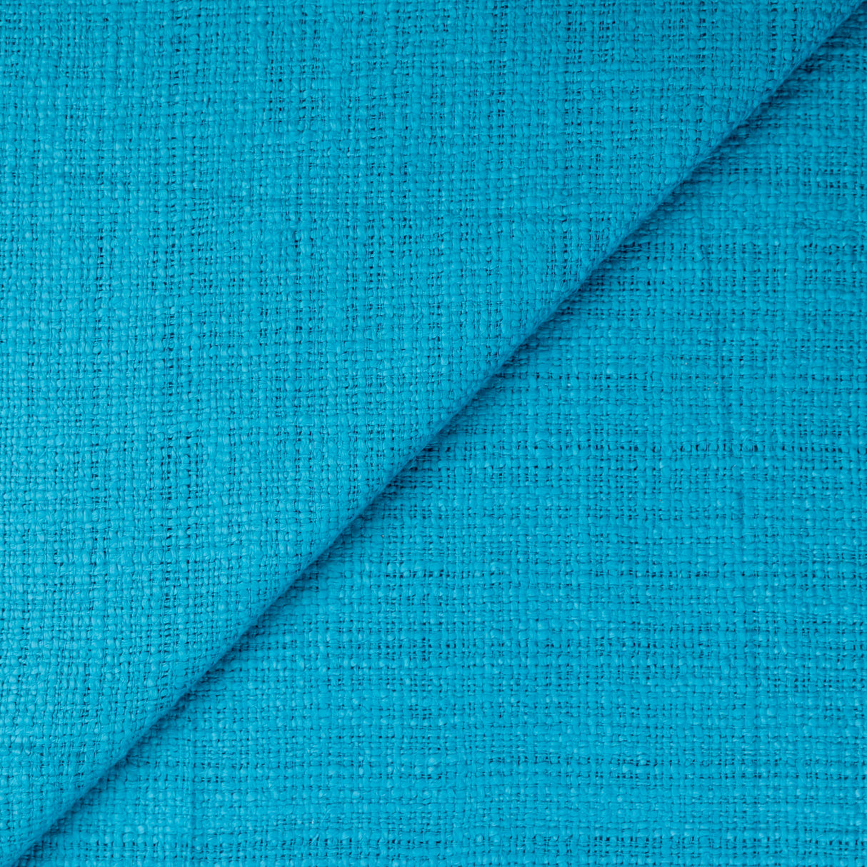 Tweed 100% viscose - Bleu turquoise