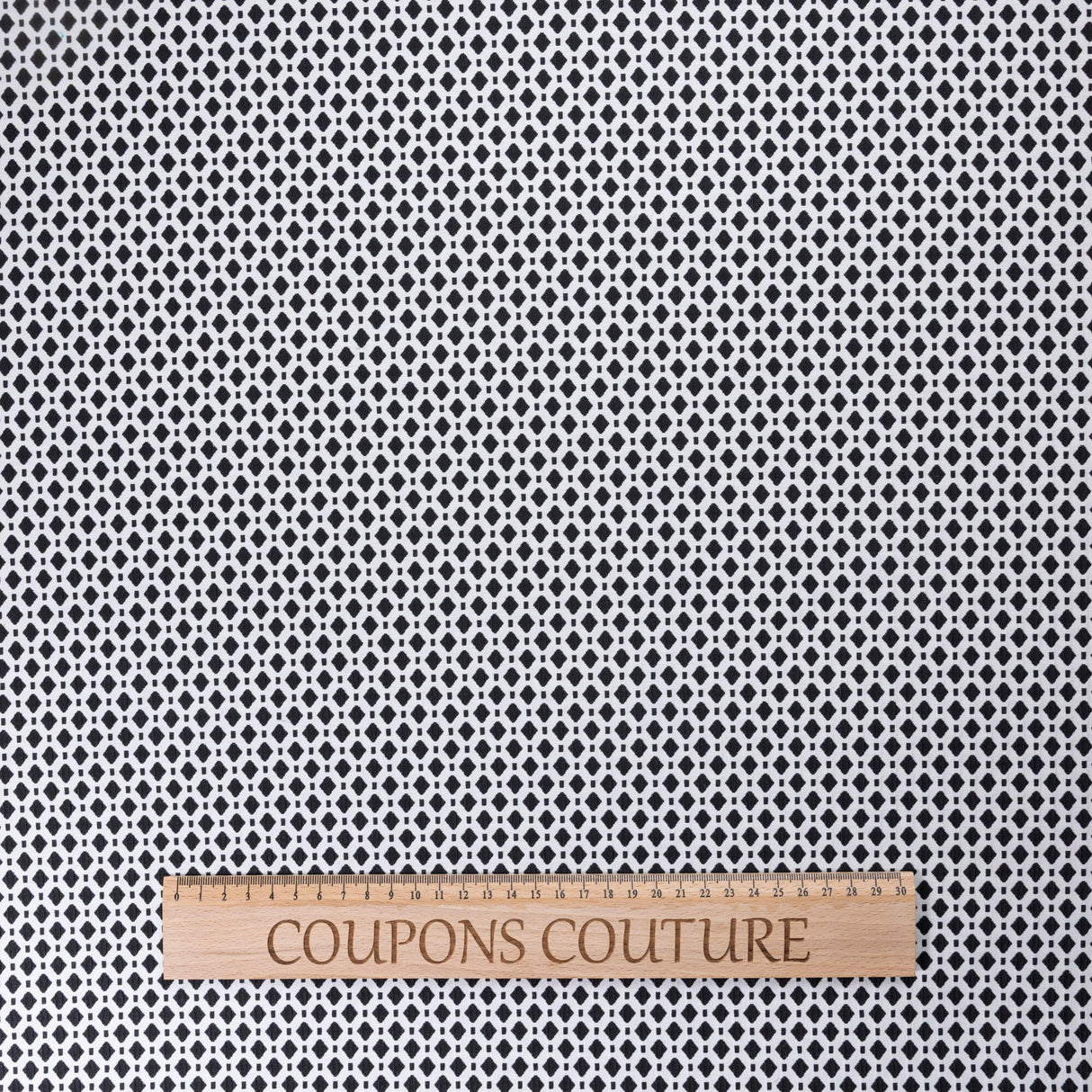 Jacquard - Losanges noirs