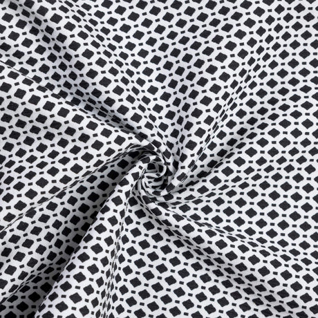 Jacquard - Losanges noirs