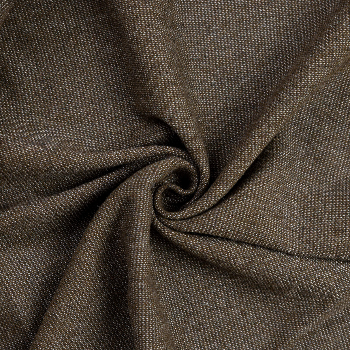Tweed de laine - Brun chiné