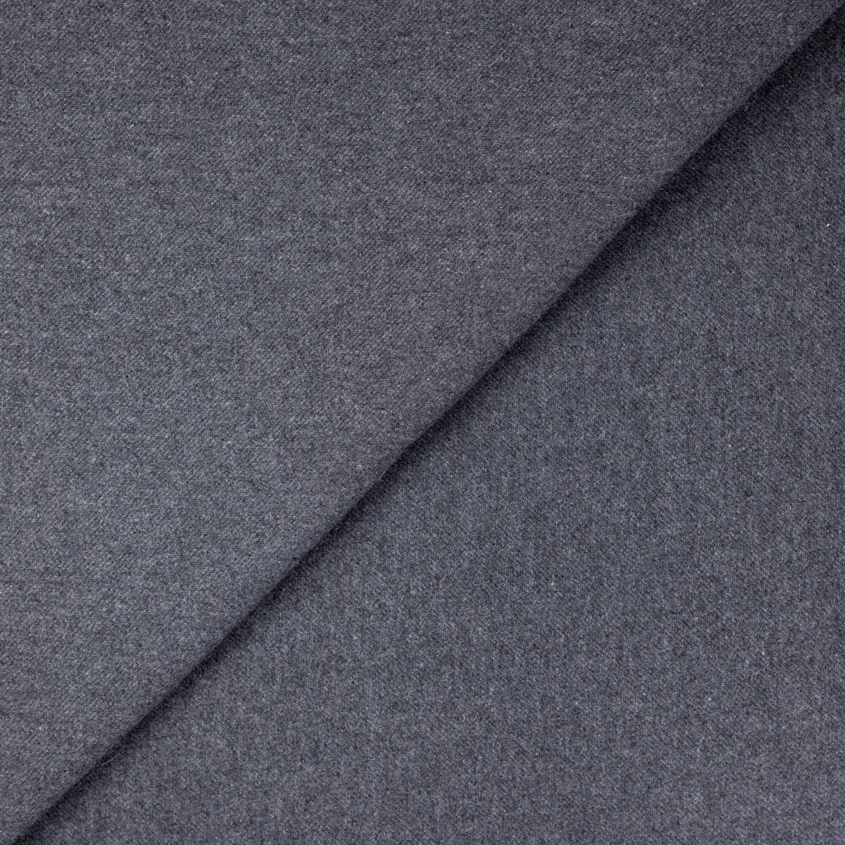 Flanelle de laine - Gris anthracite