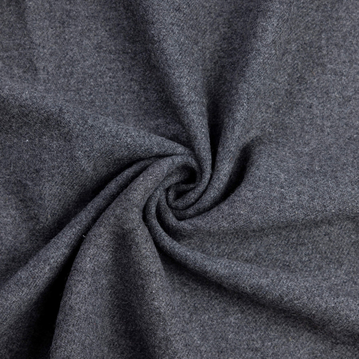 Flanelle de laine - Gris anthracite