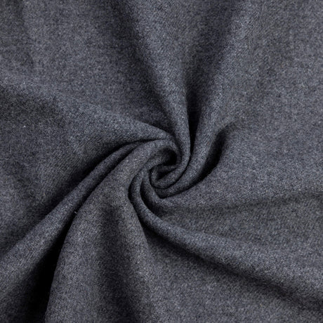 Flanelle de laine - Gris anthracite