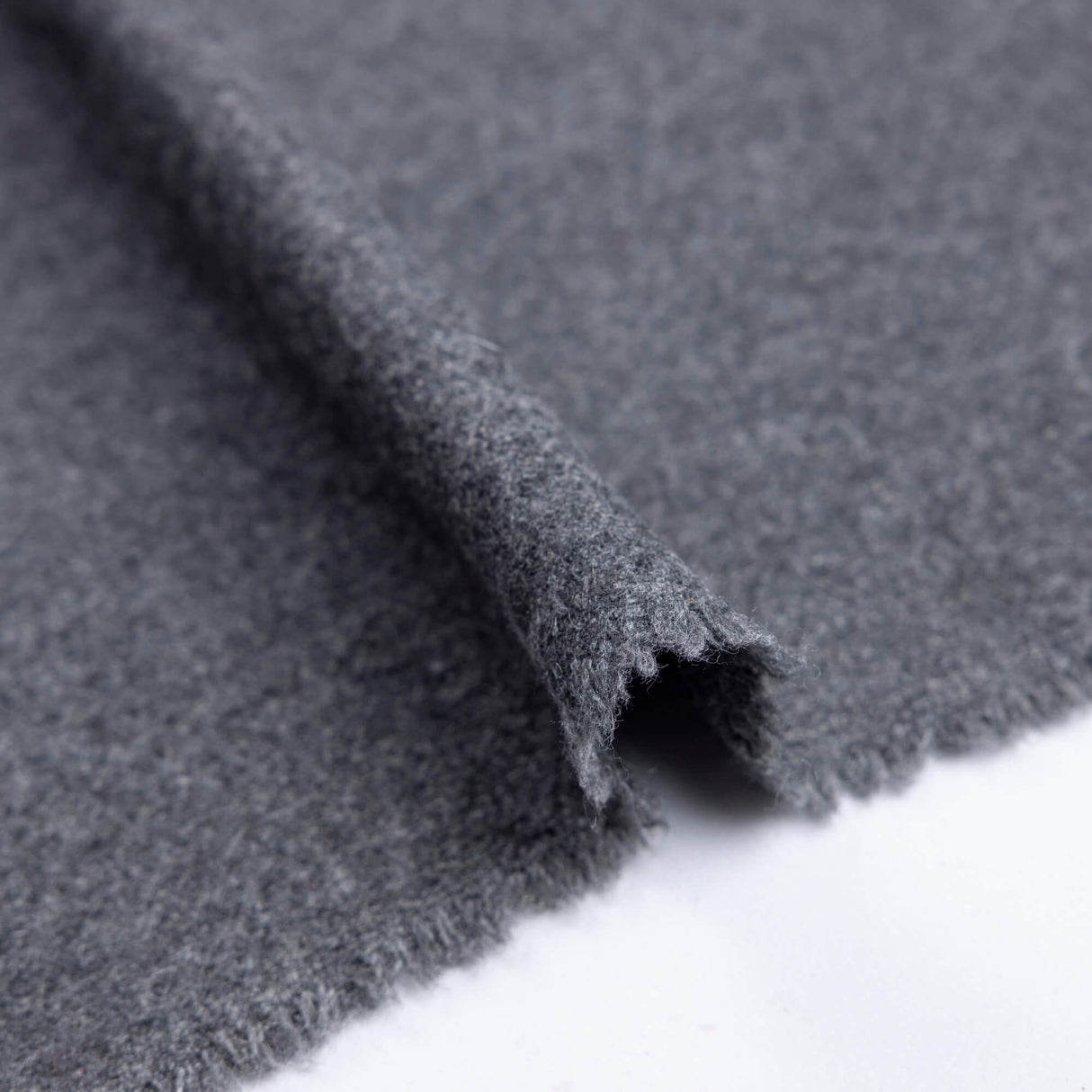 Flanelle de laine - Gris anthracite