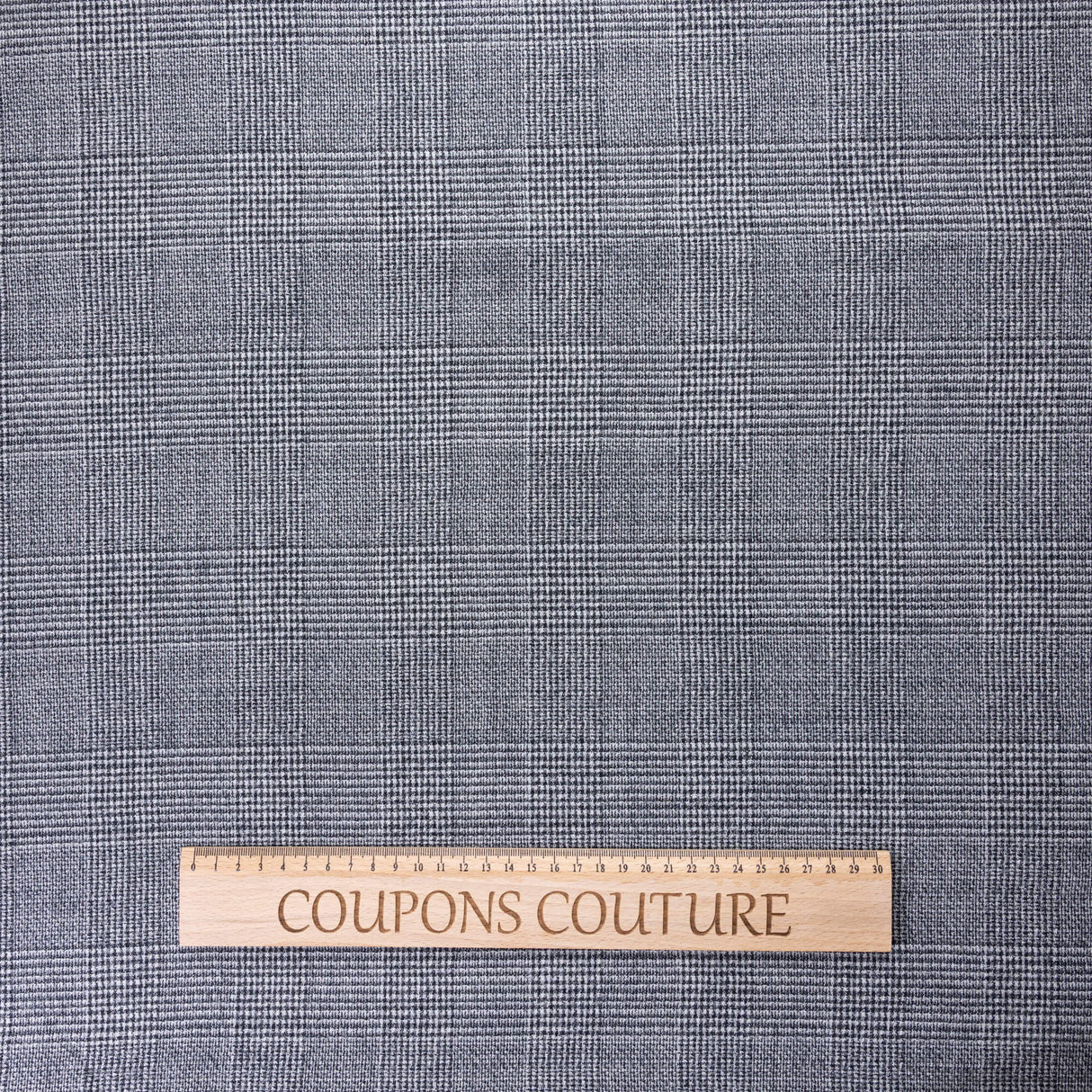 Tweed de laine - Prince-de-Galles gris