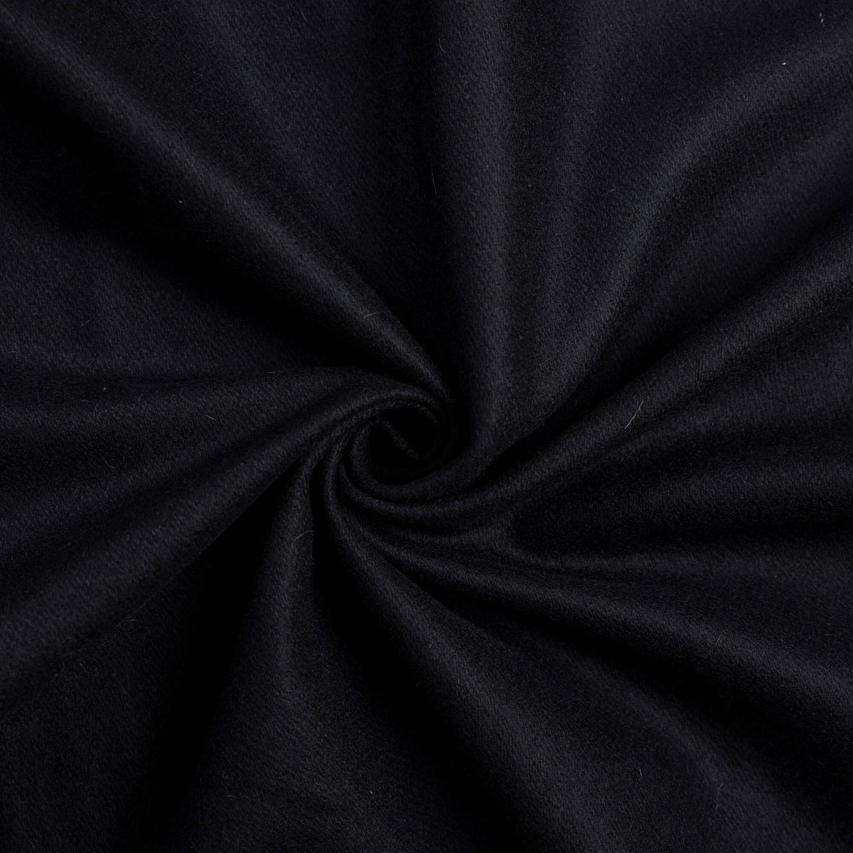 Drap de laine & angora léger - Noir