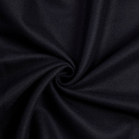 Gabardine 100% laine foulée - Noir
