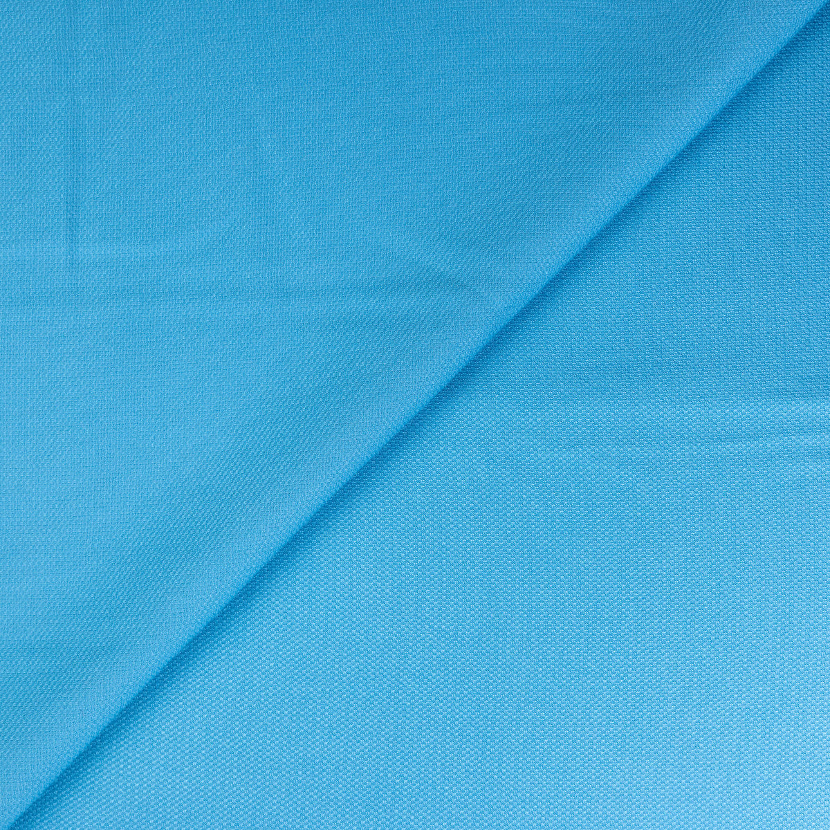 Piqué de viscose - Bleu piscine