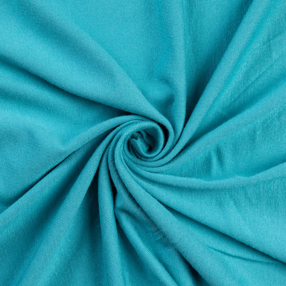 Jersey de viscose & élasthanne - Bleu lagon