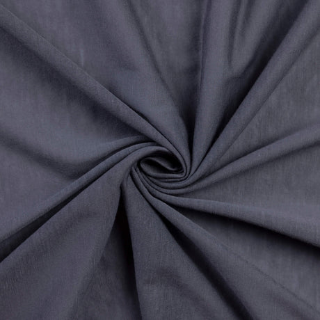 Jersey de modal & élasthanne très fin - Gris
