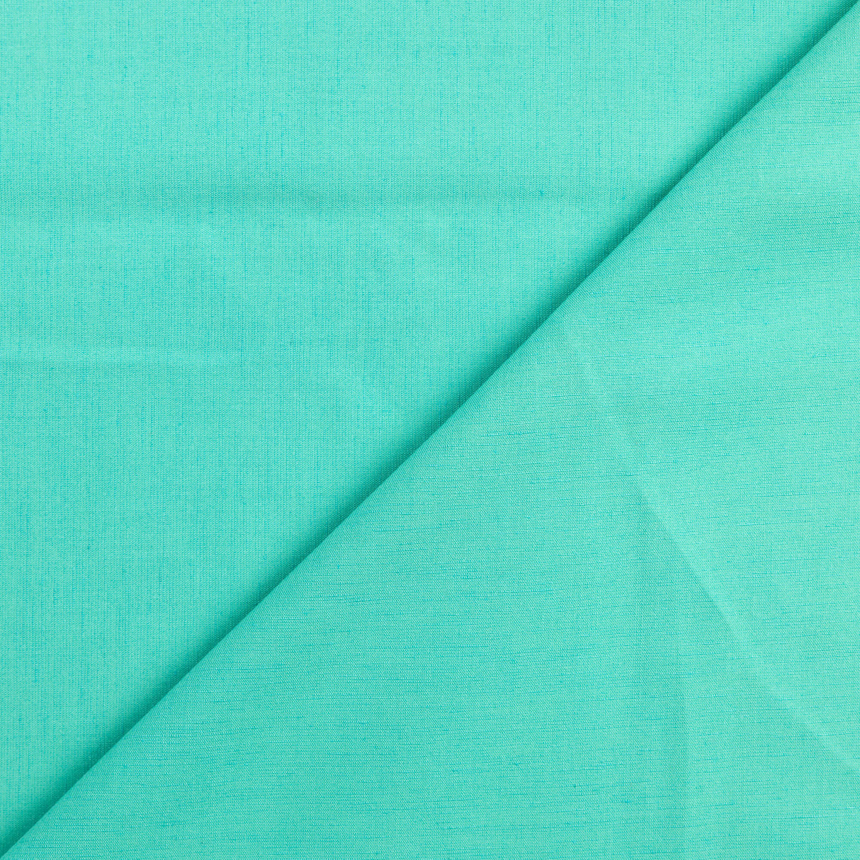 Étoffe lin & viscose - Turquoise