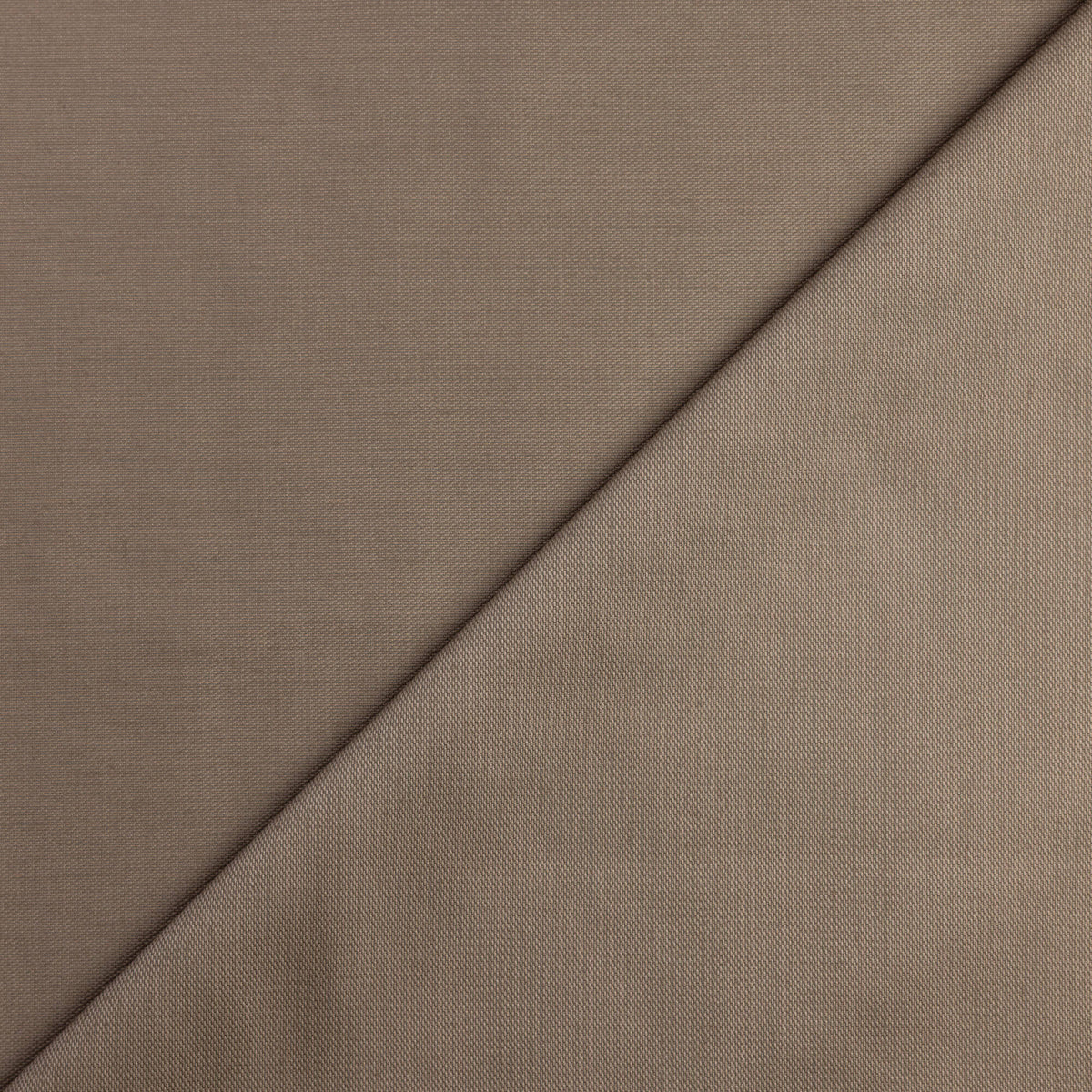 Tissu caviar coton & élasthanne - Taupe