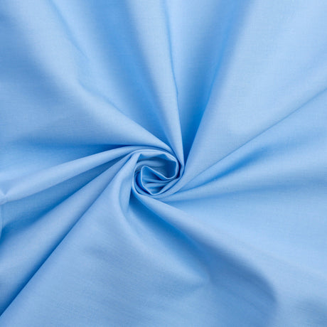 Popeline 100% coton - Bleu ciel