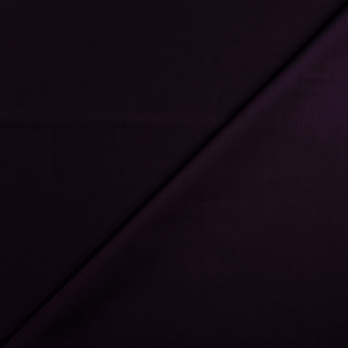 Popeline 100% coton - Aubergine