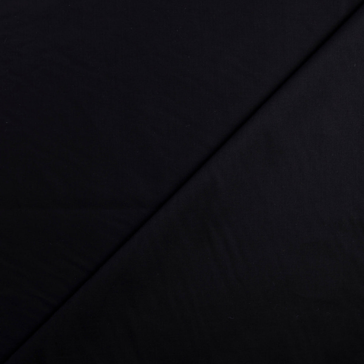 Batiste 100% coton - Noir