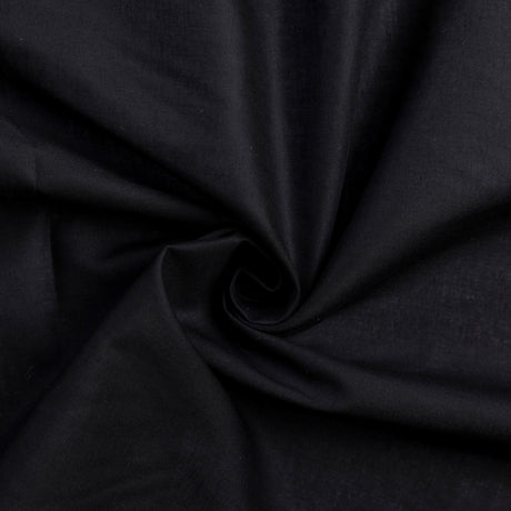 Batiste 100% coton - Noir