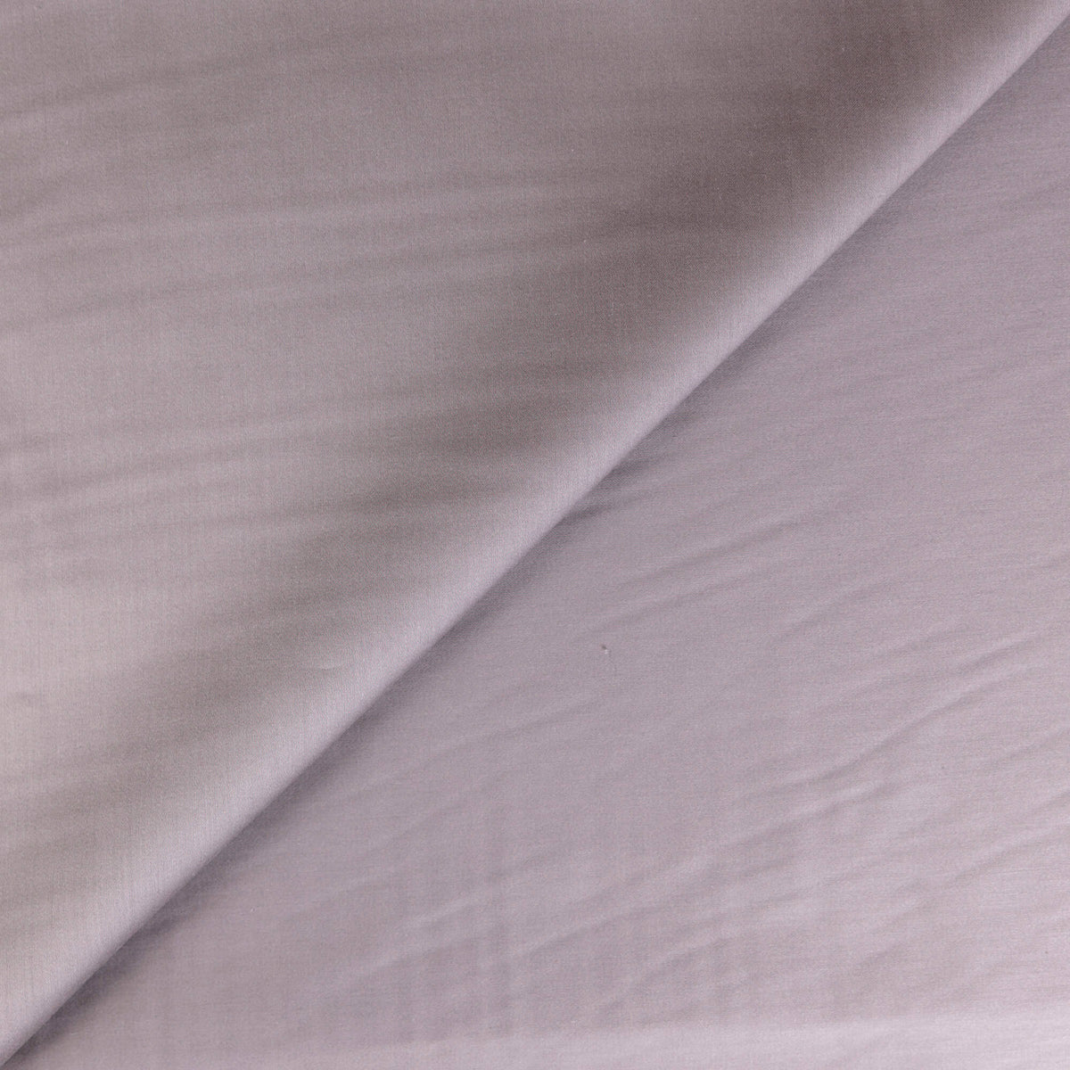 Satin coton & viscose - Taupe grisé
