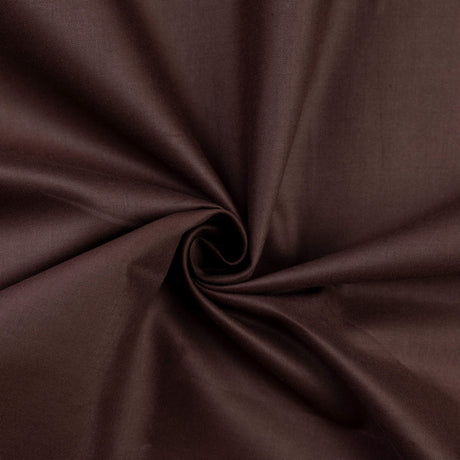 Toile chintz 100% coton - Chocolat