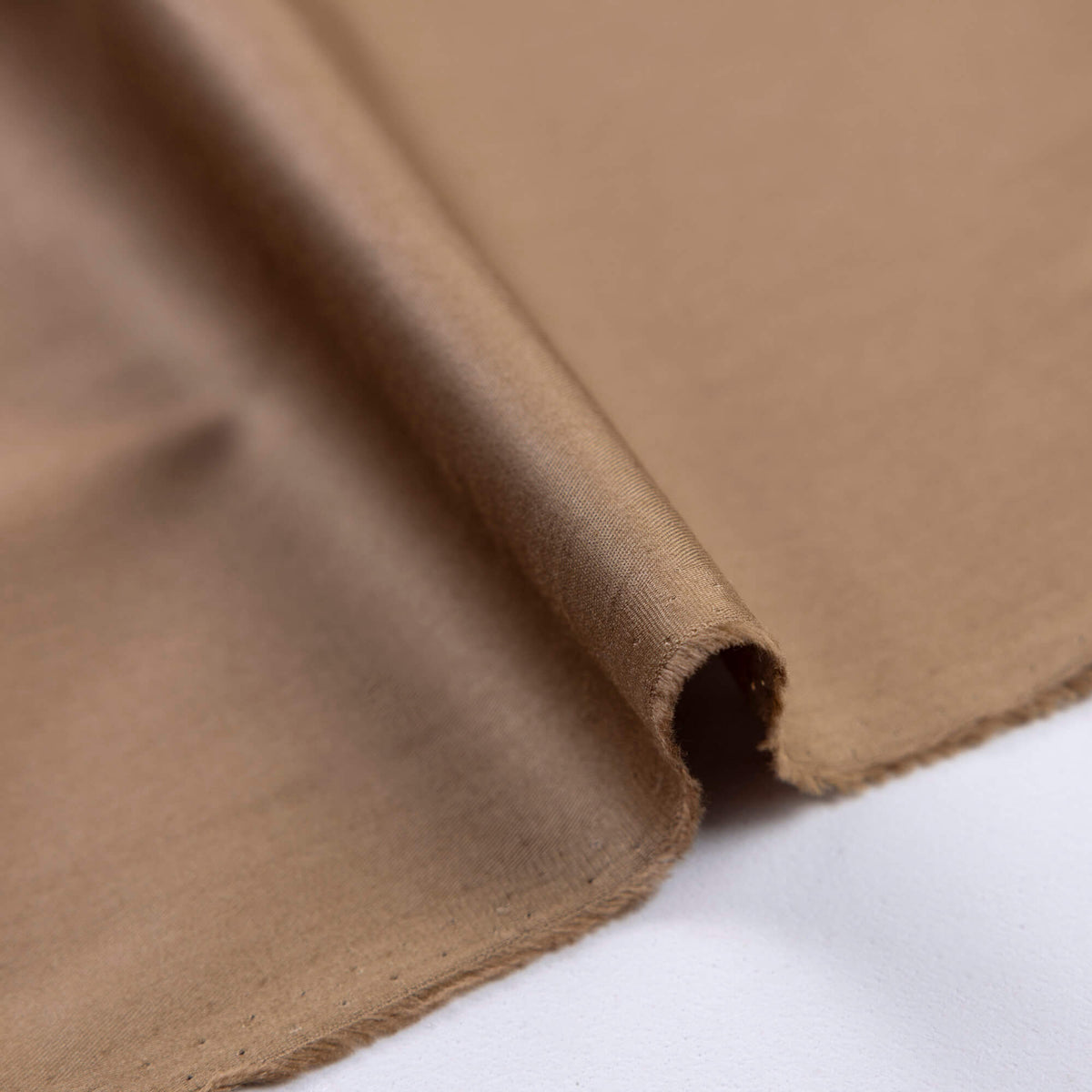 Gabardine légère 100% coton - Camel