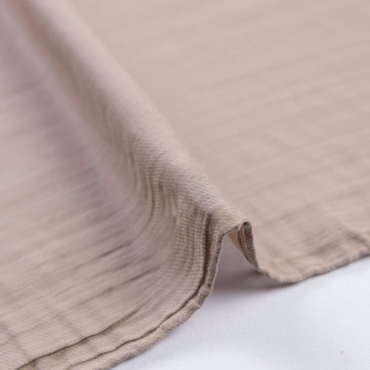 Voile tricotine 100% coton - Taupe