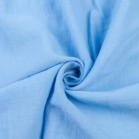 Gaze 100% coton - Bleu ciel