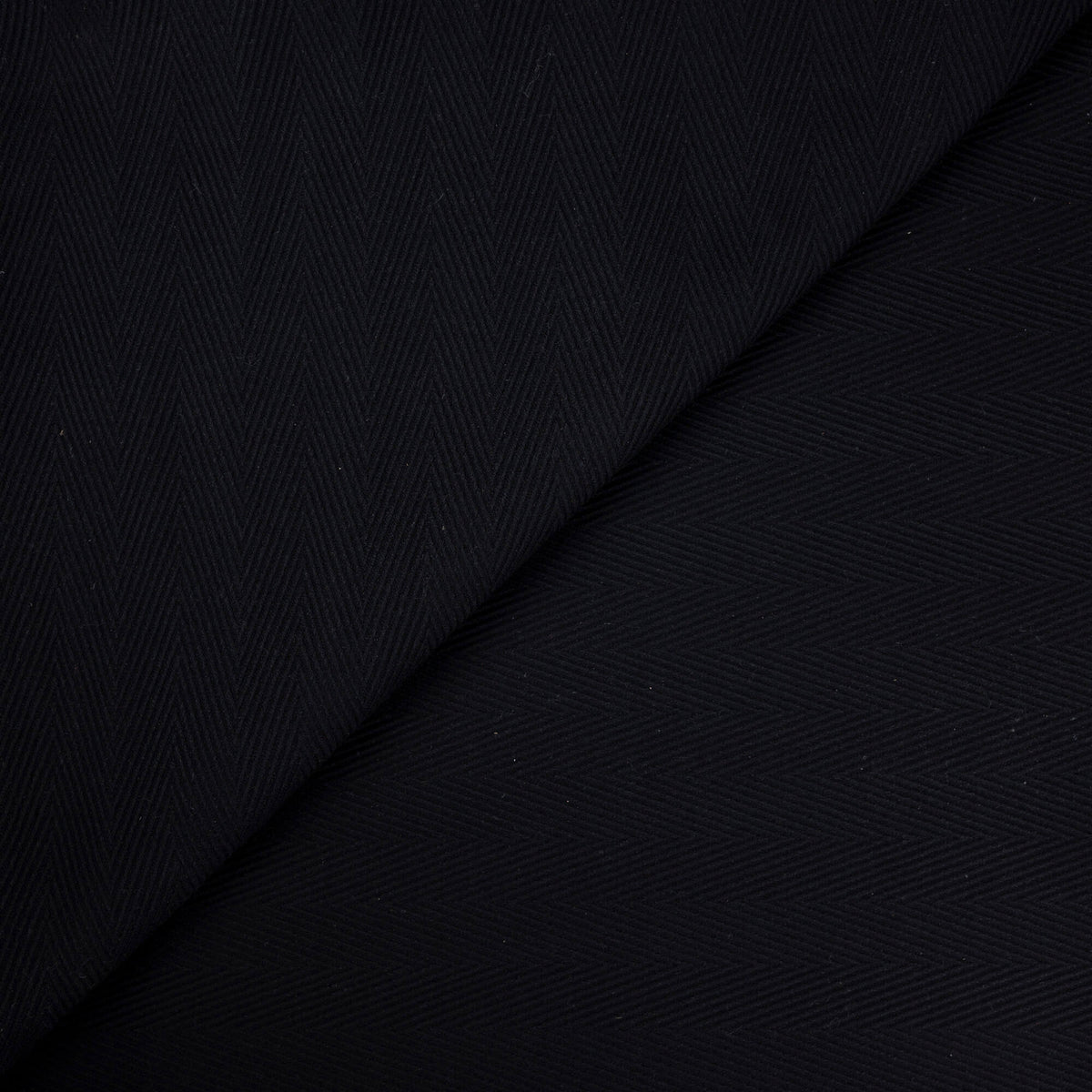 Chevron 100% laine - Noir