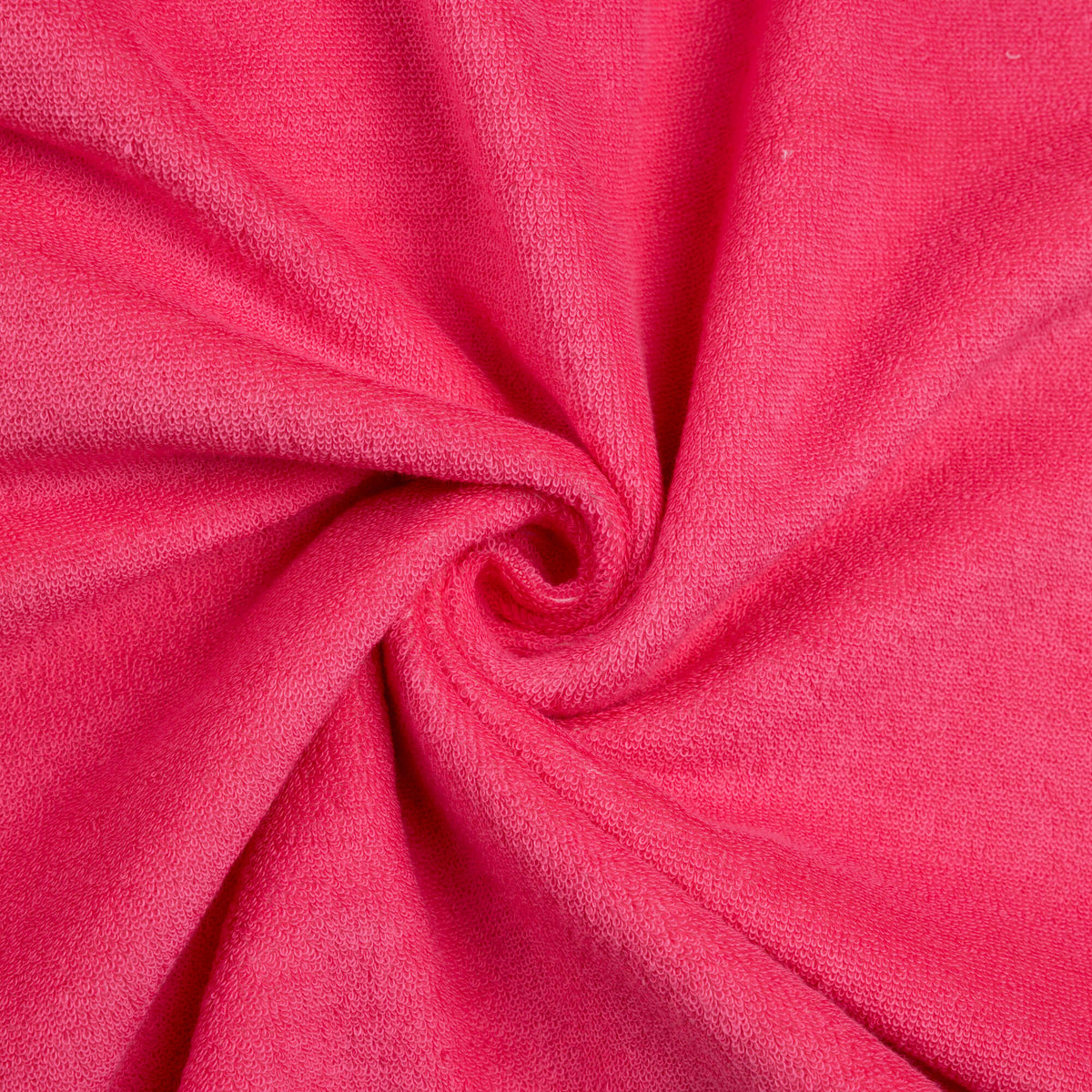 Éponge 100% coton double face - Rose clair & rose bonbon