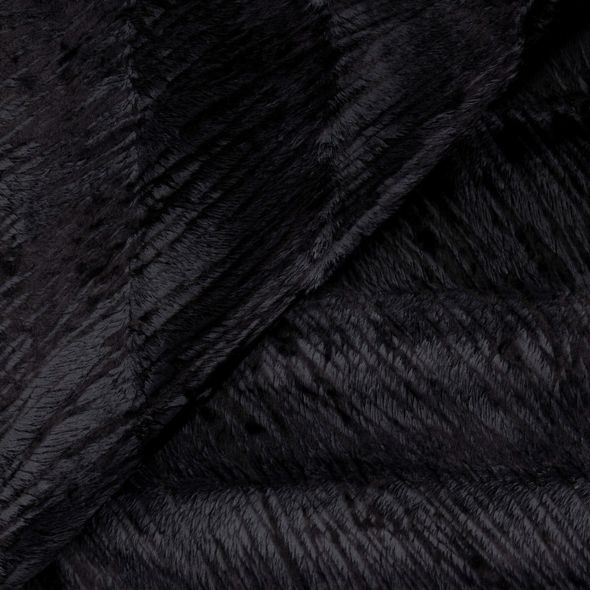 Fausse fourrure coton & viscose - Noir