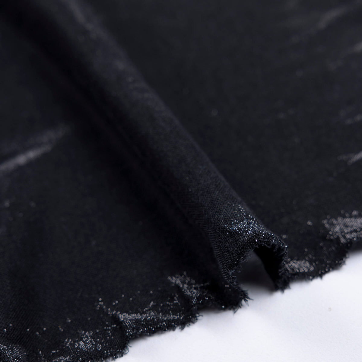 Jersey lamé - Noir