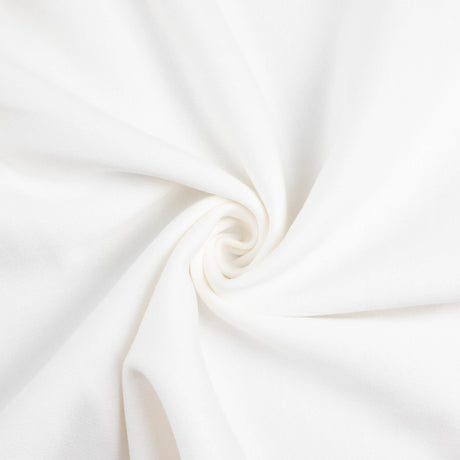 Molleton gratté 100% coton - Blanc cassé