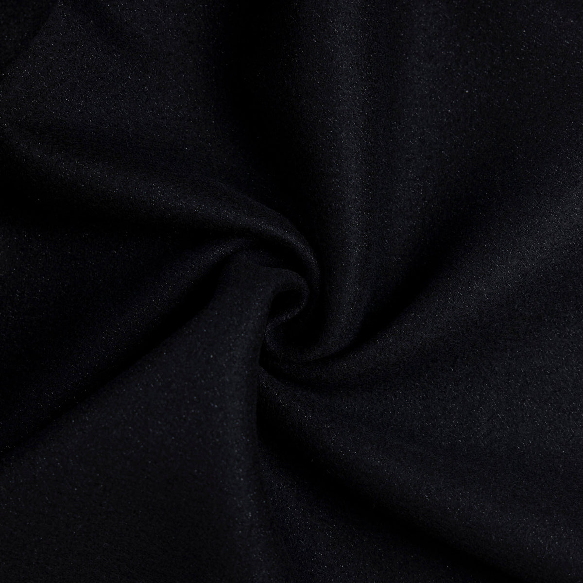 Drap de laine lamé - Noir