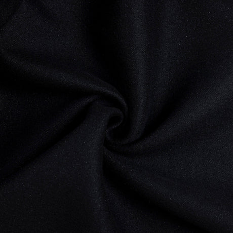 Drap de laine lamé - Noir