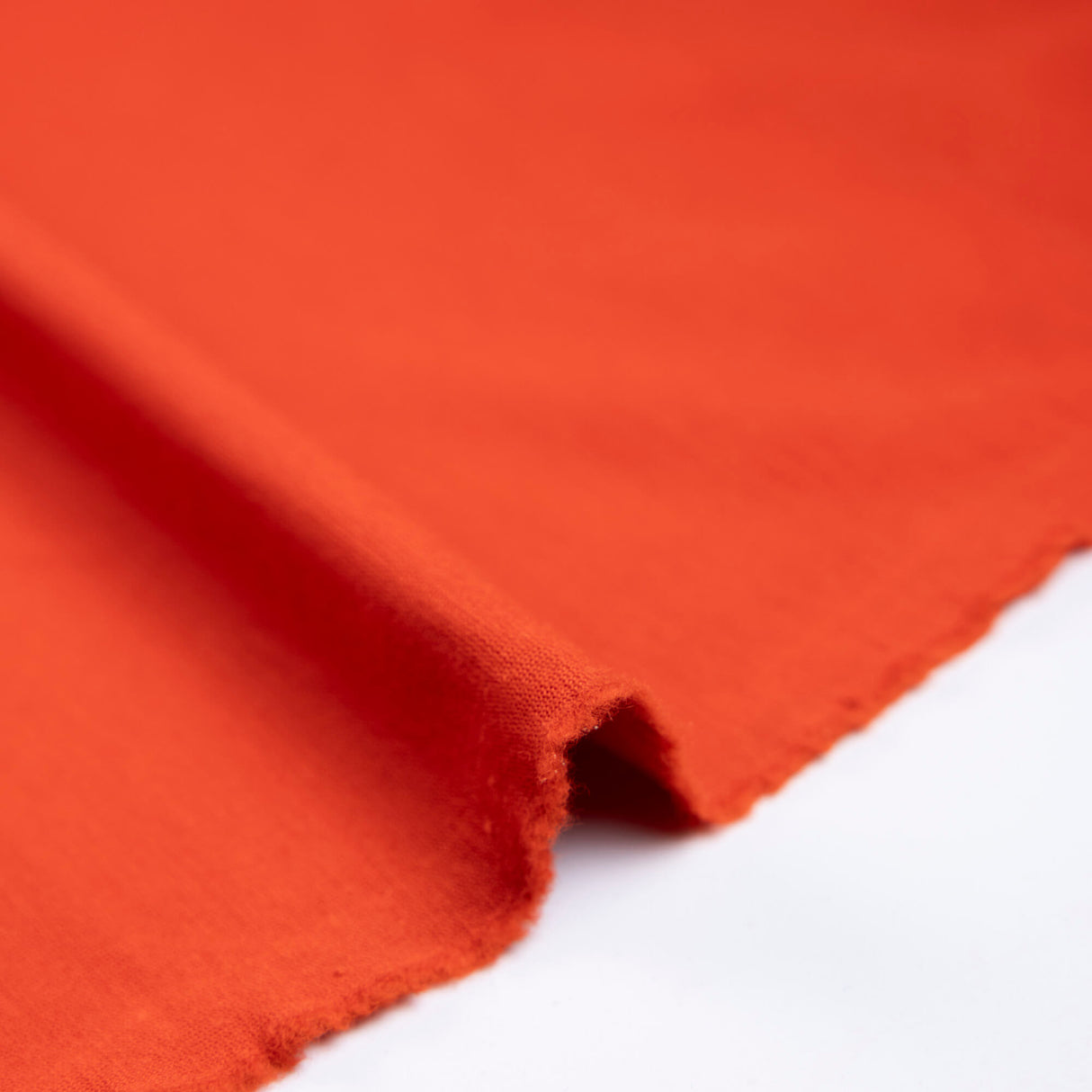 Maille milano laine & élasthanne - Rouge coquelicot