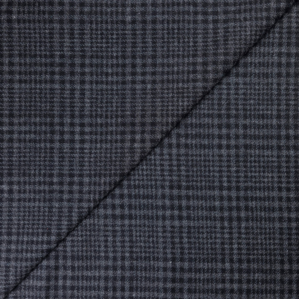 Tweed 100% laine – Prince de galles gris noir
